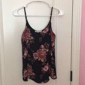 Cute floral tank top
